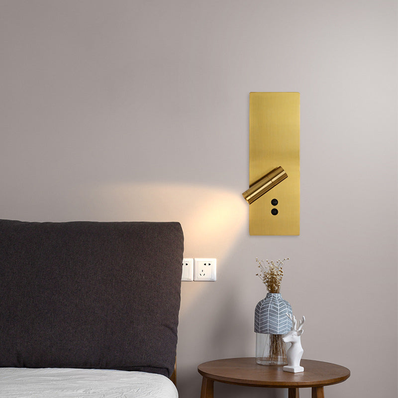 Freyza | Applique murale d’intérieur noir et or – Chambre et salon modernes