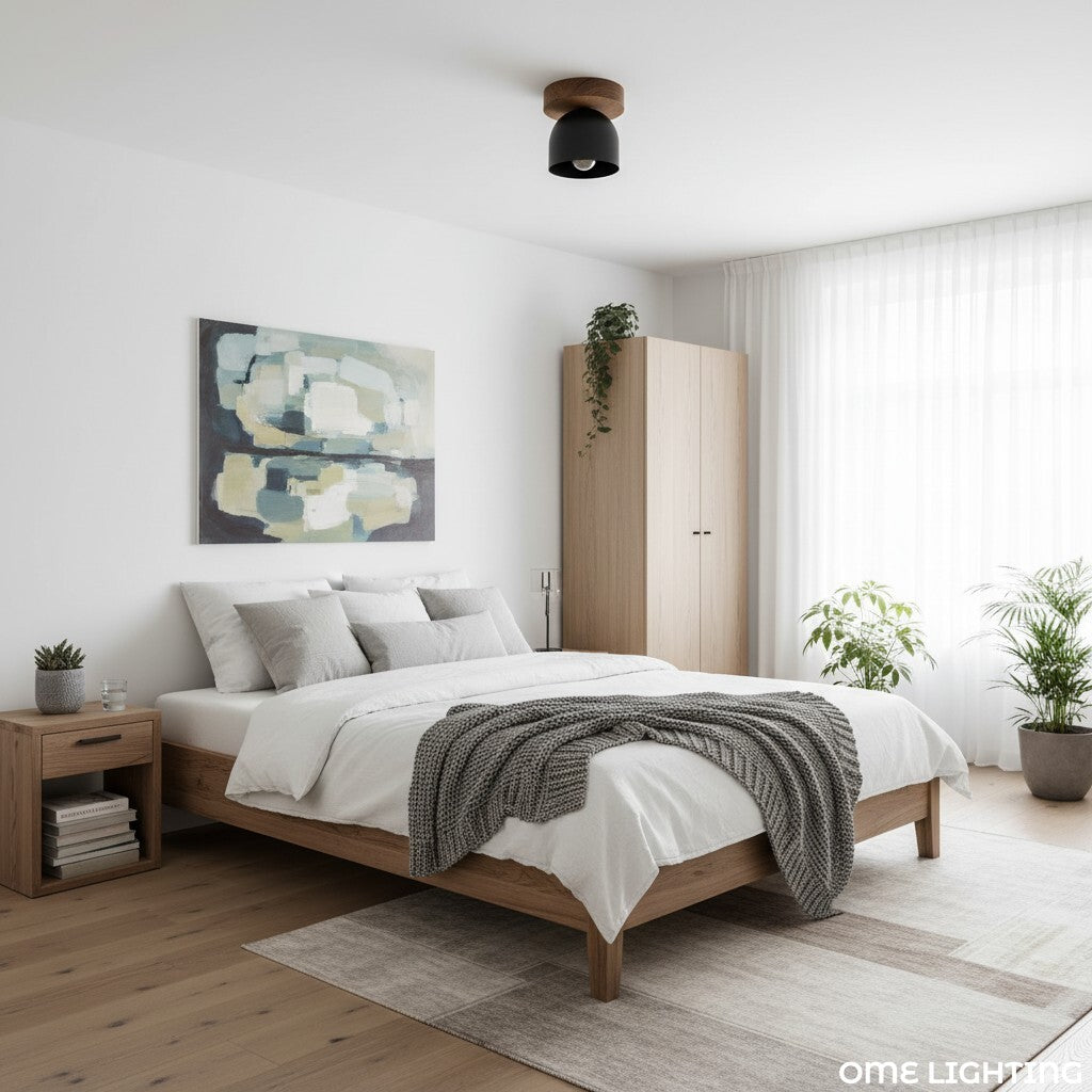 Freyza | Wood Ceiling Light – Bedroom Living Room