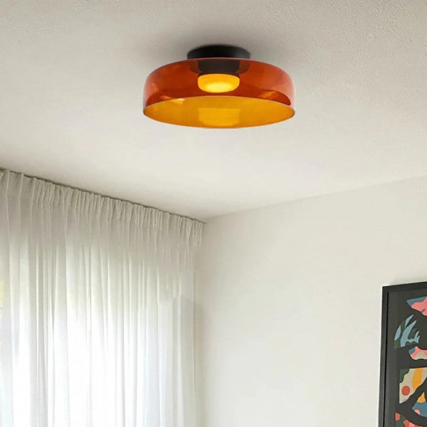 Freyza - Nordic Morandi Glass Bowl Shaped Ceiling Lamp S183