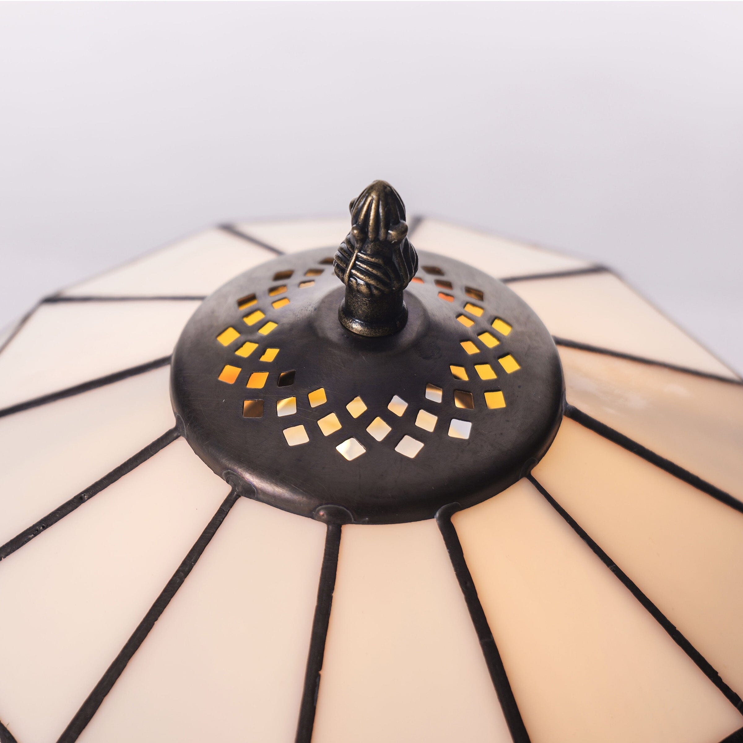 LuminaraCraft | Elegant Handcrafted Stained Glass Table Lamp 8