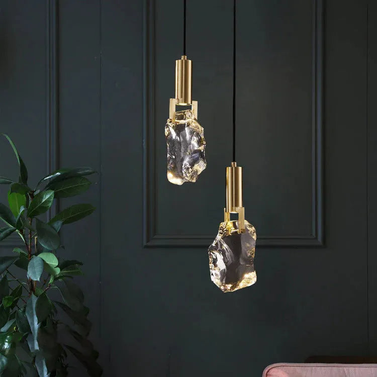 Freyza | Drop Crystal Pendant Crystal Pendant Light – Kitchen Dining Room