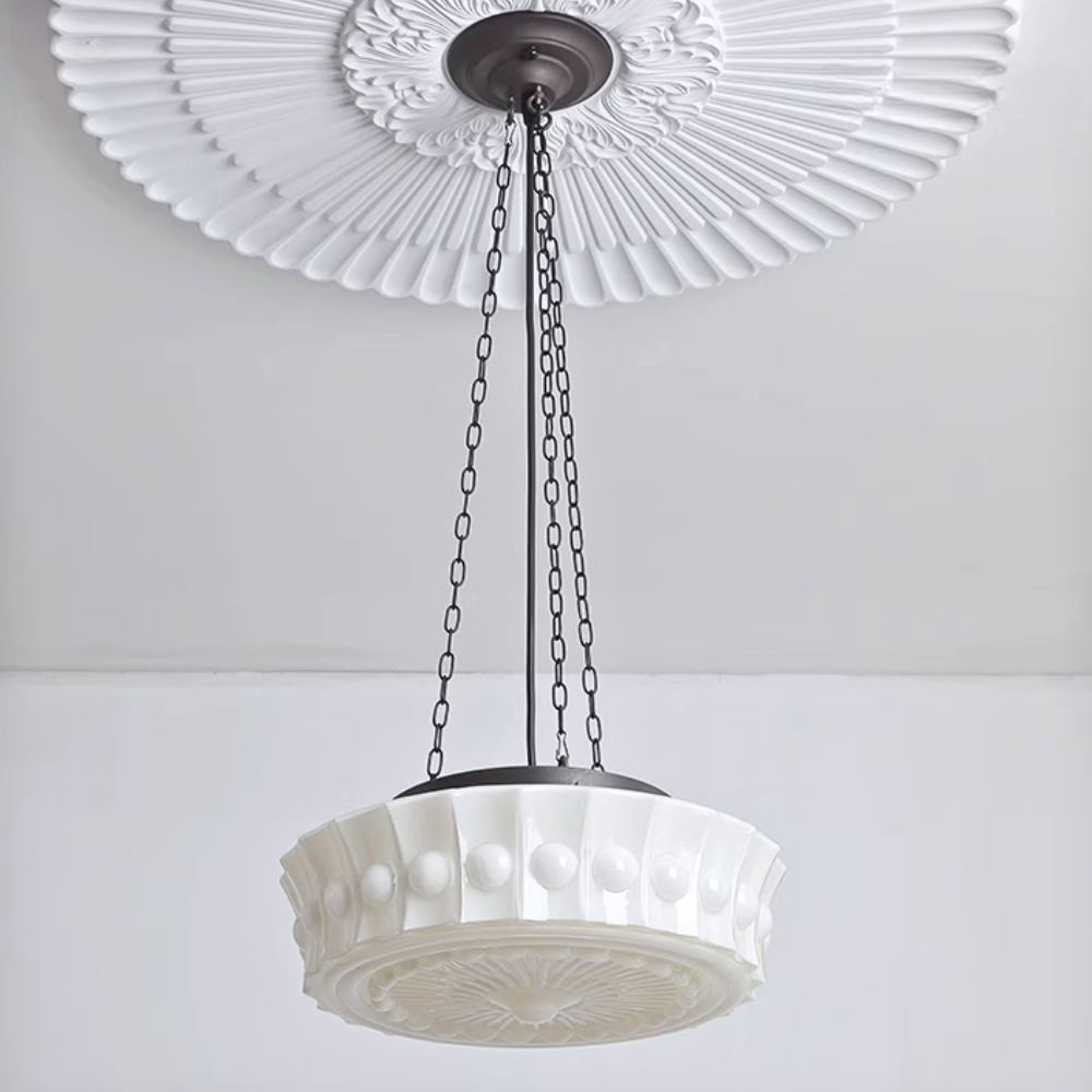 Freyza | Suspension blanche – Cuisine et salle à manger vintage
