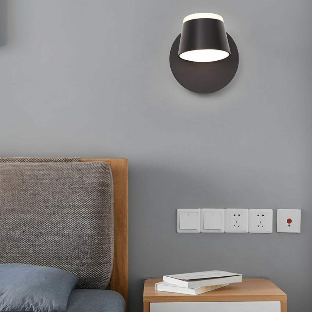 Freyza - LED Wall Sconce – Adjustable Up Down Light Black Aluminum (13cm / 5in)