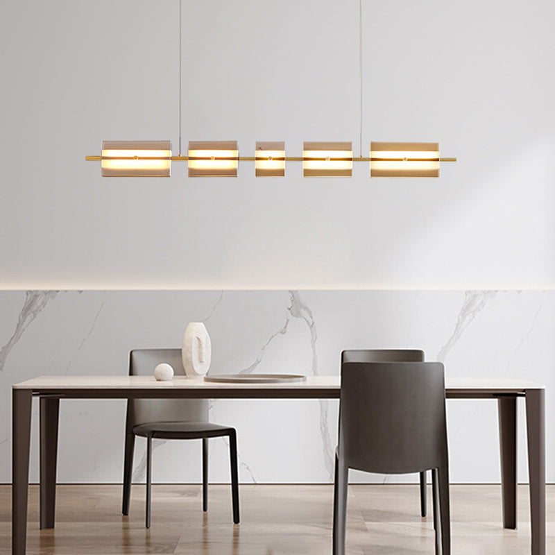 Freyza | Suspension noire en laiton – Cuisine moderne, salle à manger