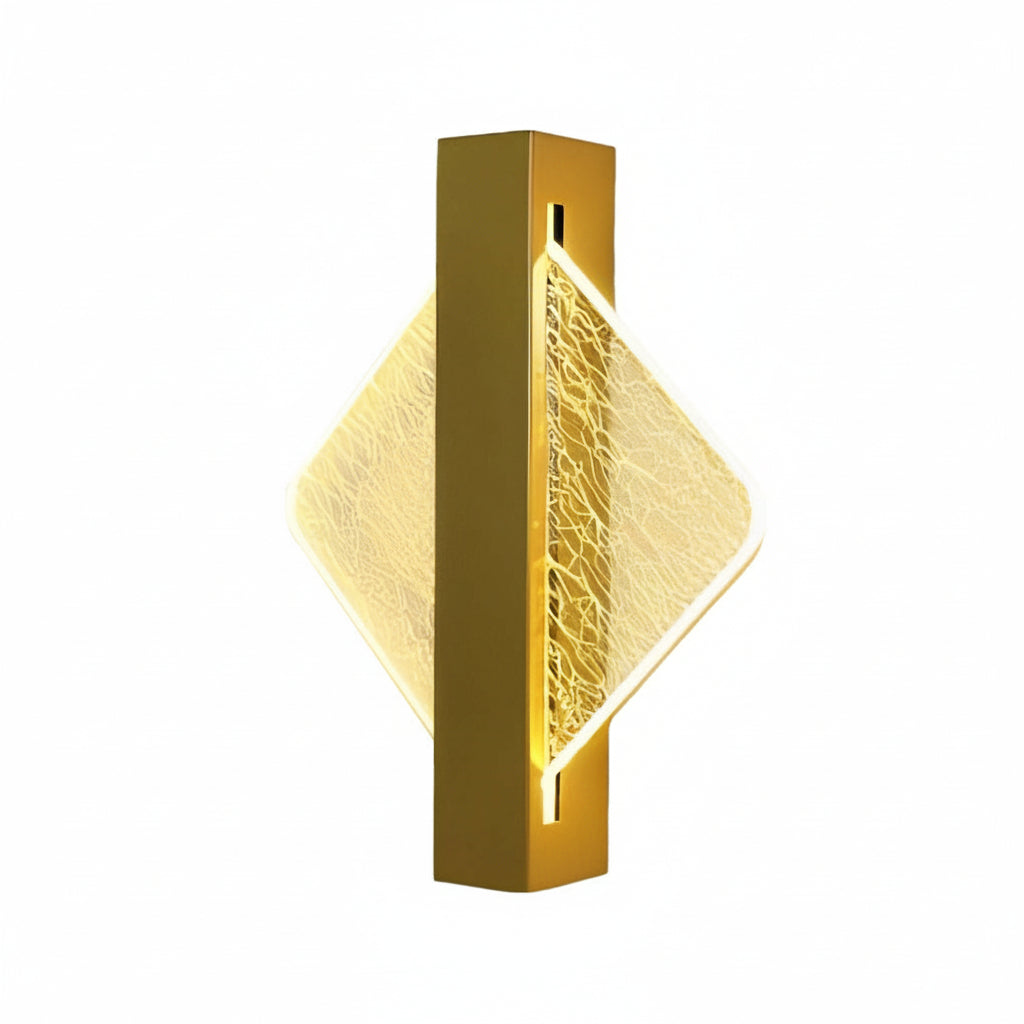 Freyza - LED Wall Sconce Light – Modern Nordic Geometric Acrylic Bedside (25x20cm / 9.8x7.9in)