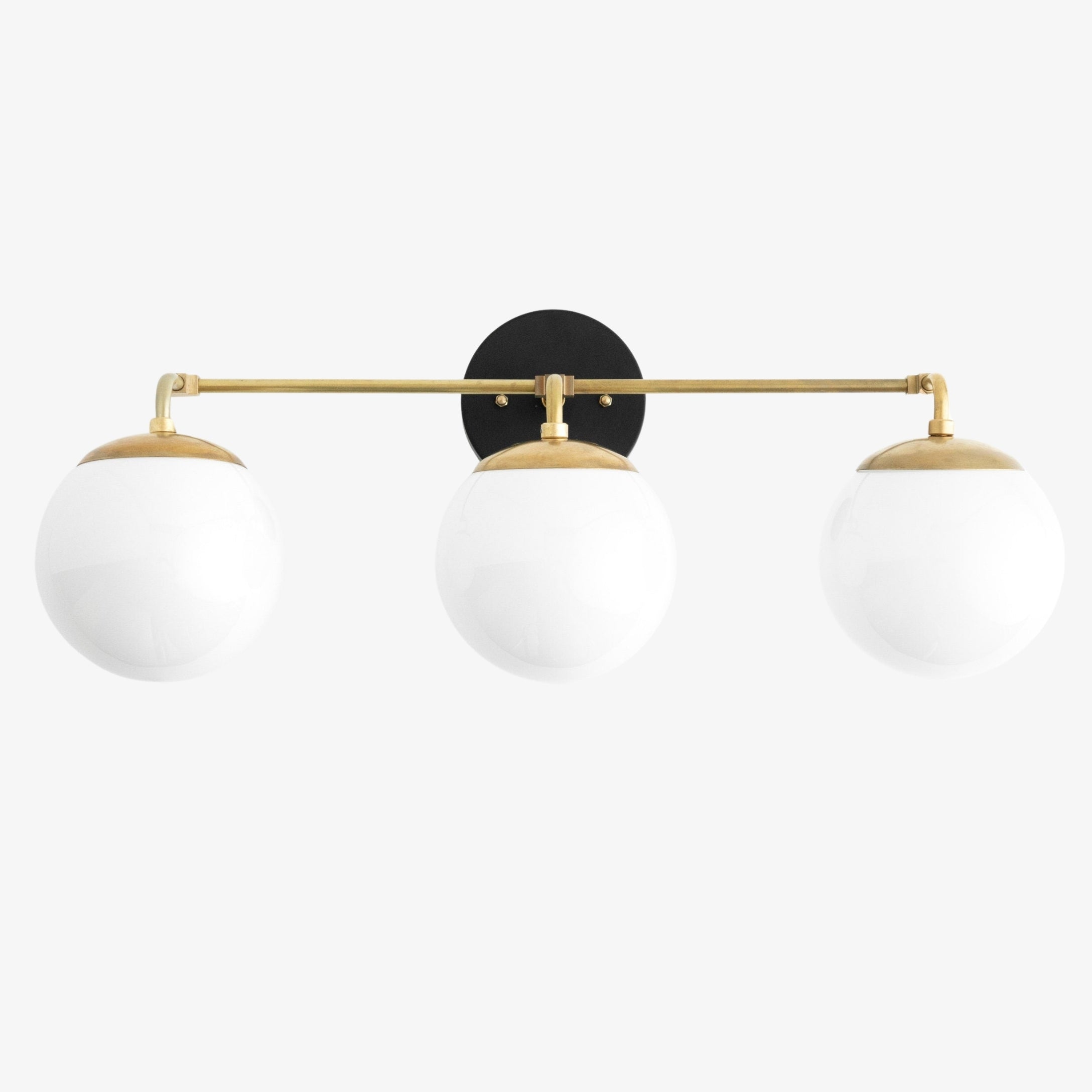 Freyza | 3-flammige Glas-Wandleuchte – Wohnzimmer, Flur