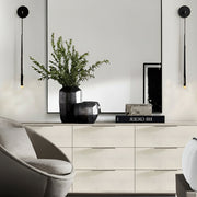 Freyza - LED Wall Sconce – Strip Crystal Nordic Hardware Lamp (24in / 20in)