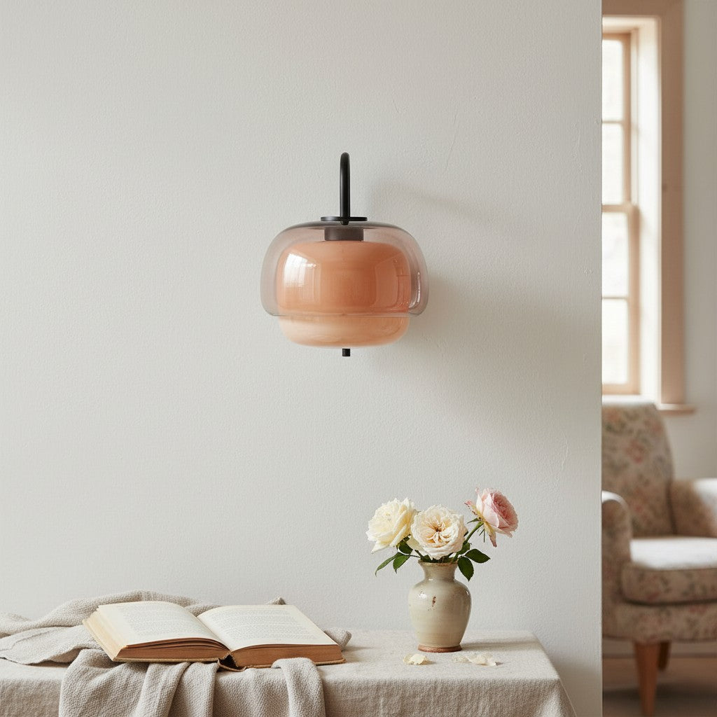 Freyza | Glass Wall Light – Modern Bedroom Hallway