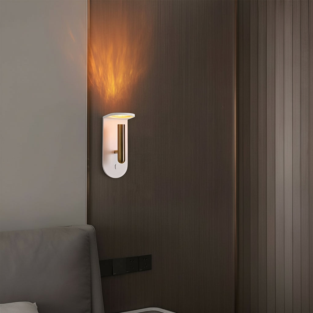 Freyza - Nordische Flammeneffekt-Wandleuchte - Verstellbare Aluminium-Akzentbeleuchtung (3W)