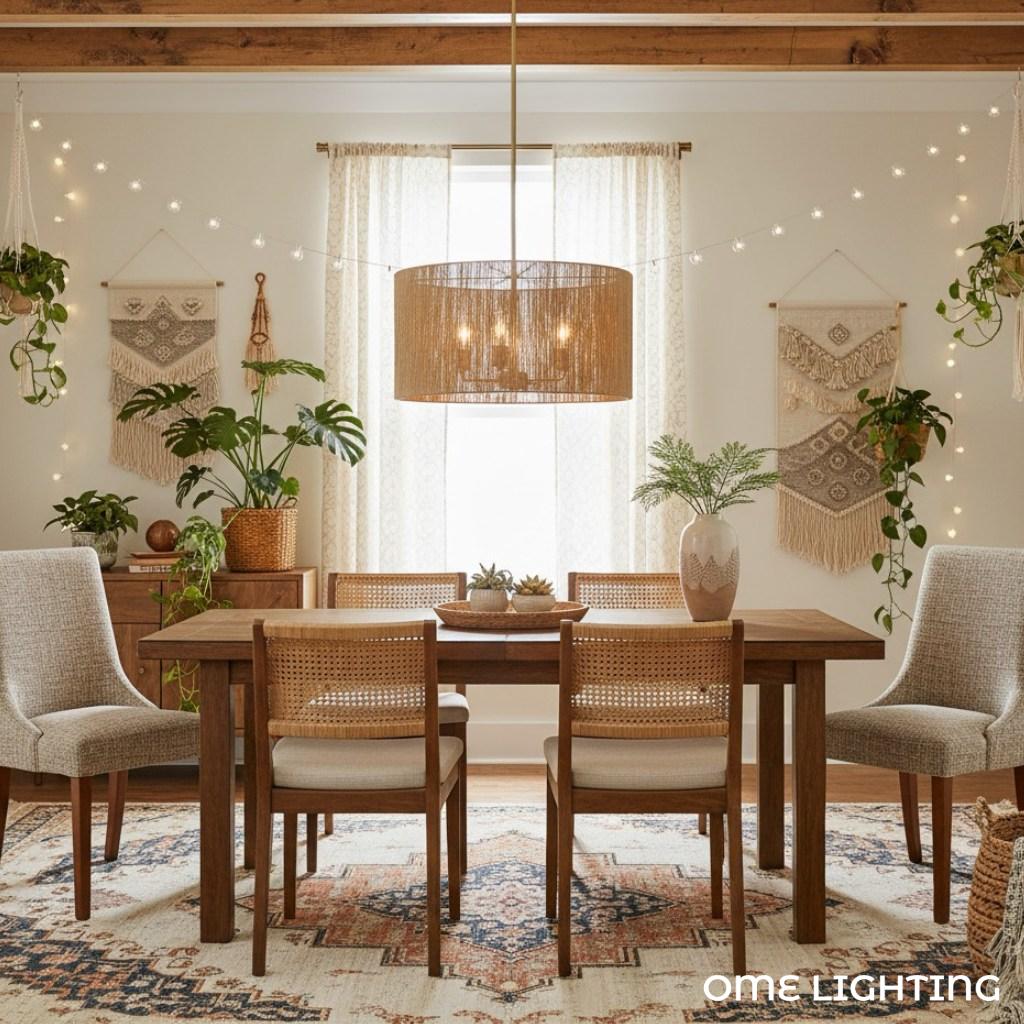 Freyza | Rowan Drum Brass Pendant Light