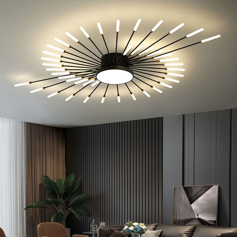 Plafonnier affleurant moderne Freyza | Wesley pour chambre, couloir et cuisine modernes