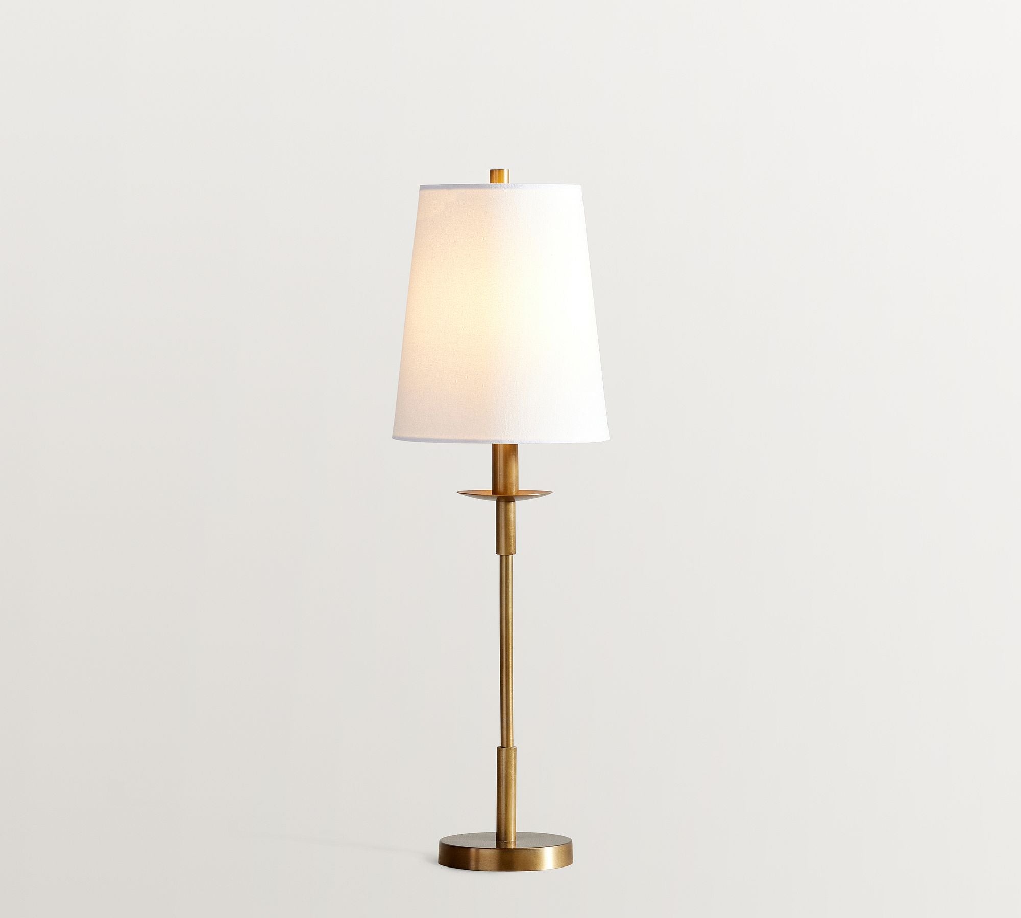 Freyza | Iron Linen Table Lamp – Modern Bedside Bedroom