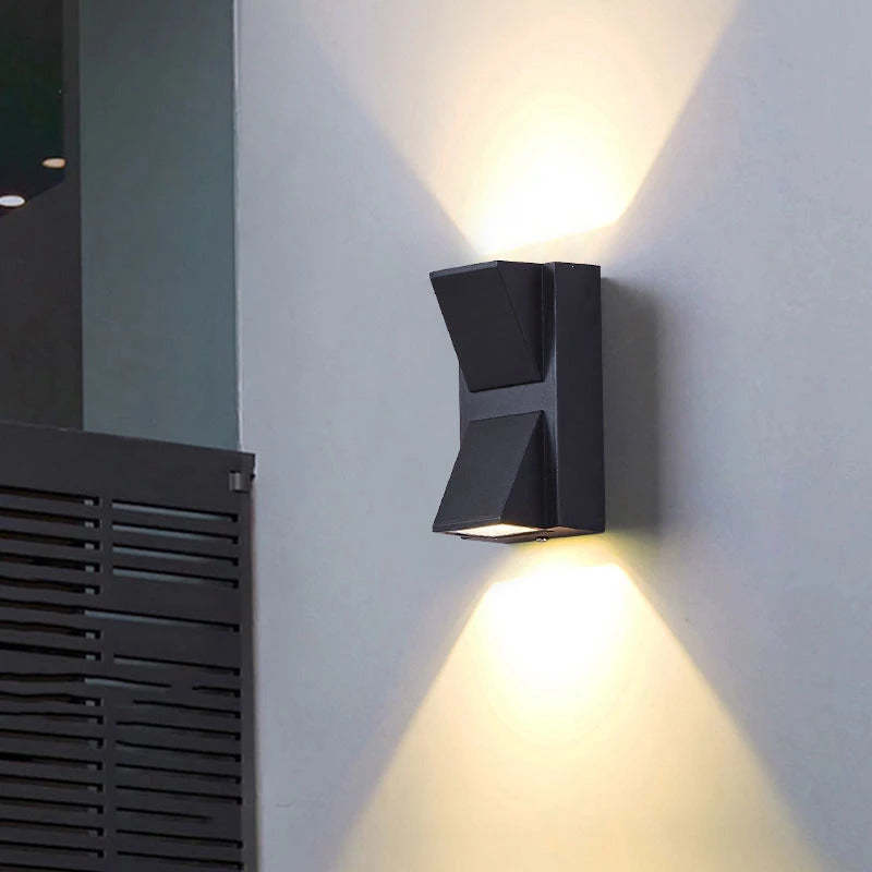 Freyza | Vexto Applique murale extérieure noire moderne – Porche de jardin moderne extérieur