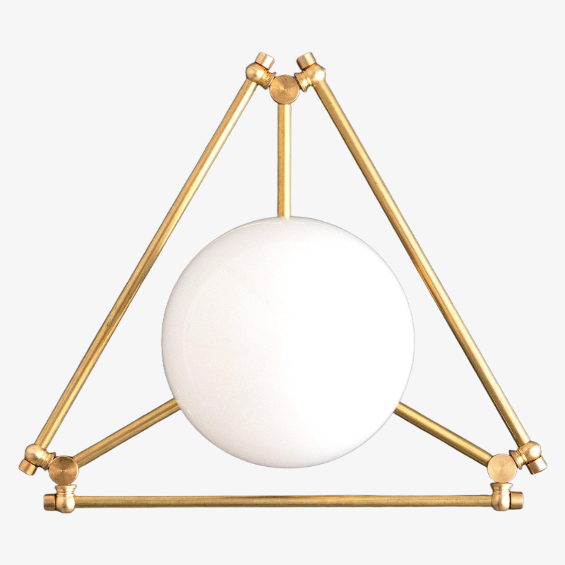 Freyza | Brass Flush Mount Ceiling Light – Bedroom Hallway Kitchen