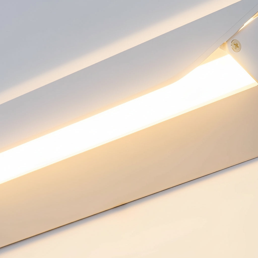 Freyza - Nordic Linear LED Wall Sconce – 270° Rotatable Adjustable Light (White Aluminum)