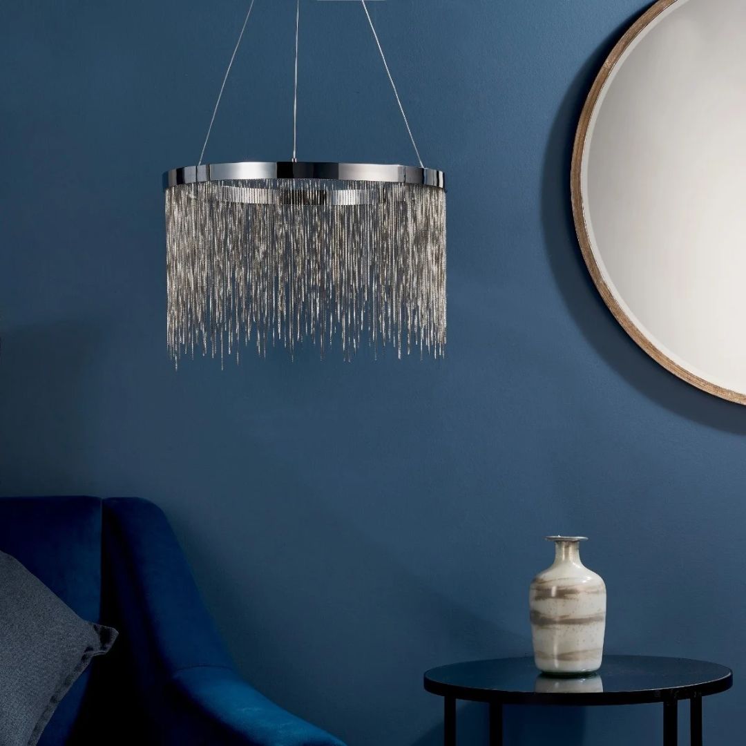 Freyza - Zelma Polished Chrome LED Ceiling Pendant