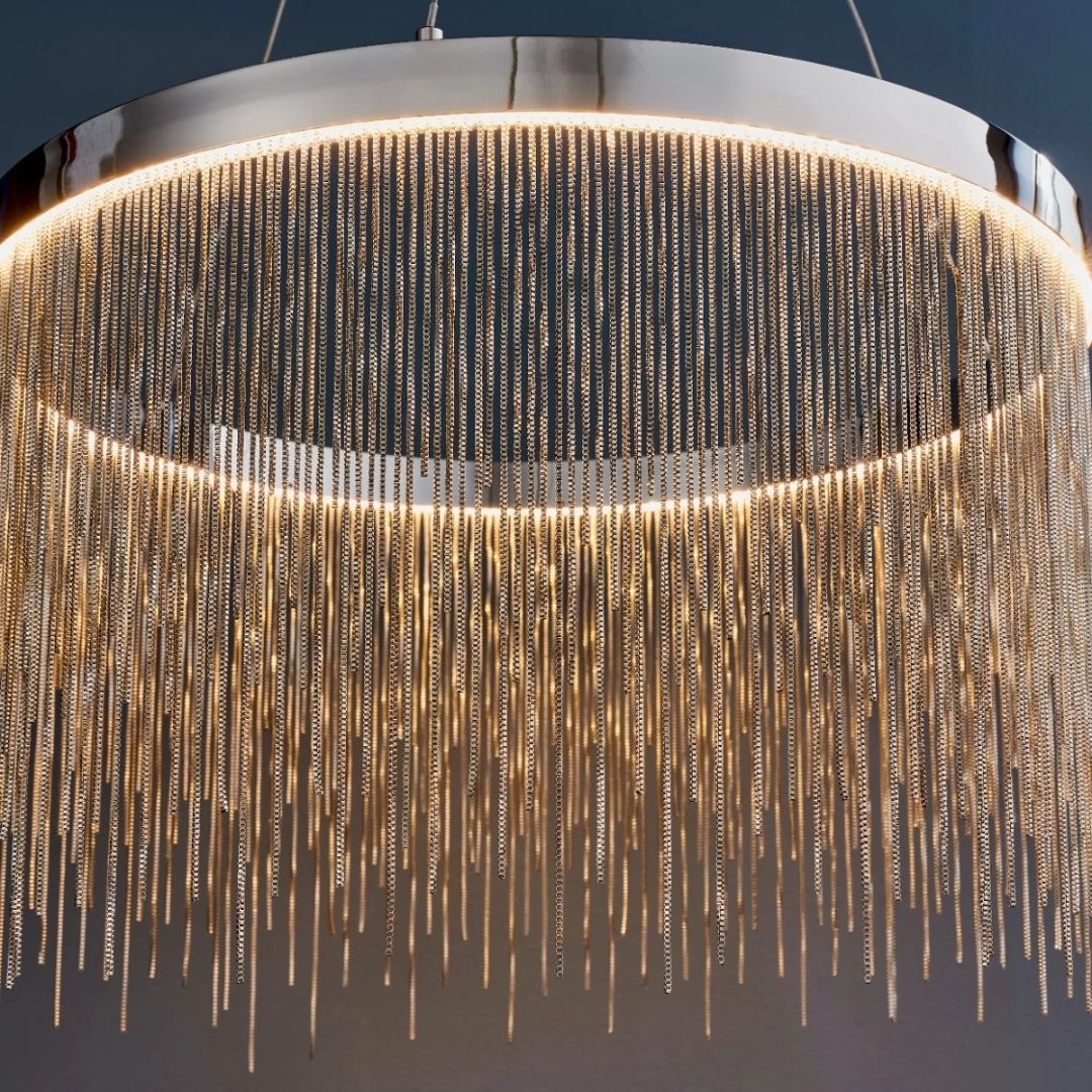 Freyza - Zelma Polished Chrome LED Ceiling Pendant