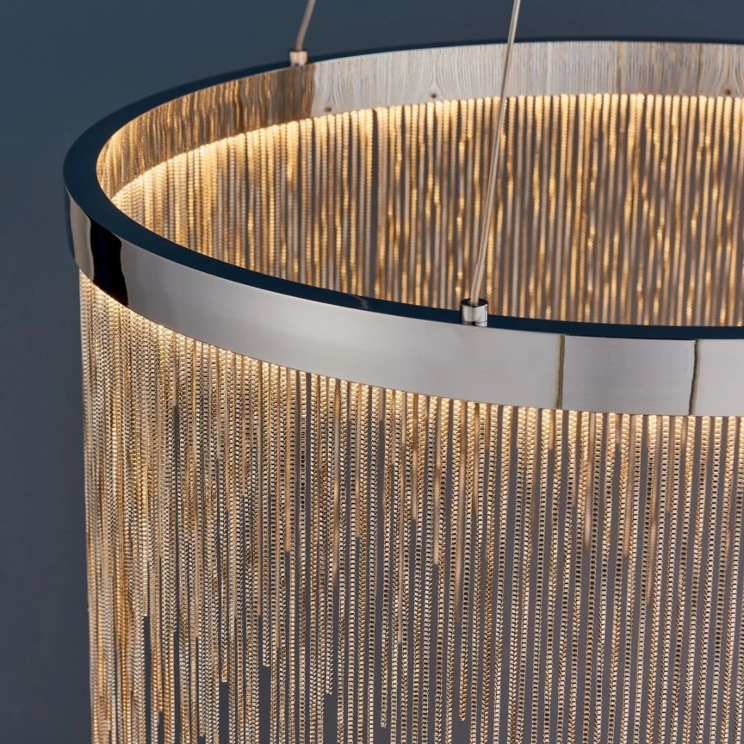 Freyza - Zelma Polished Chrome LED Ceiling Pendant
