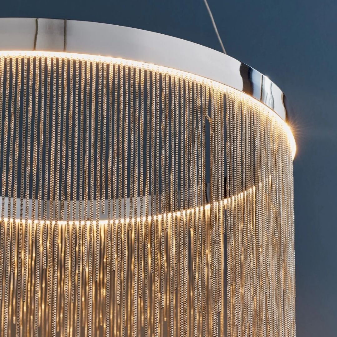 Freyza - Zelma Polished Chrome LED Ceiling Pendant
