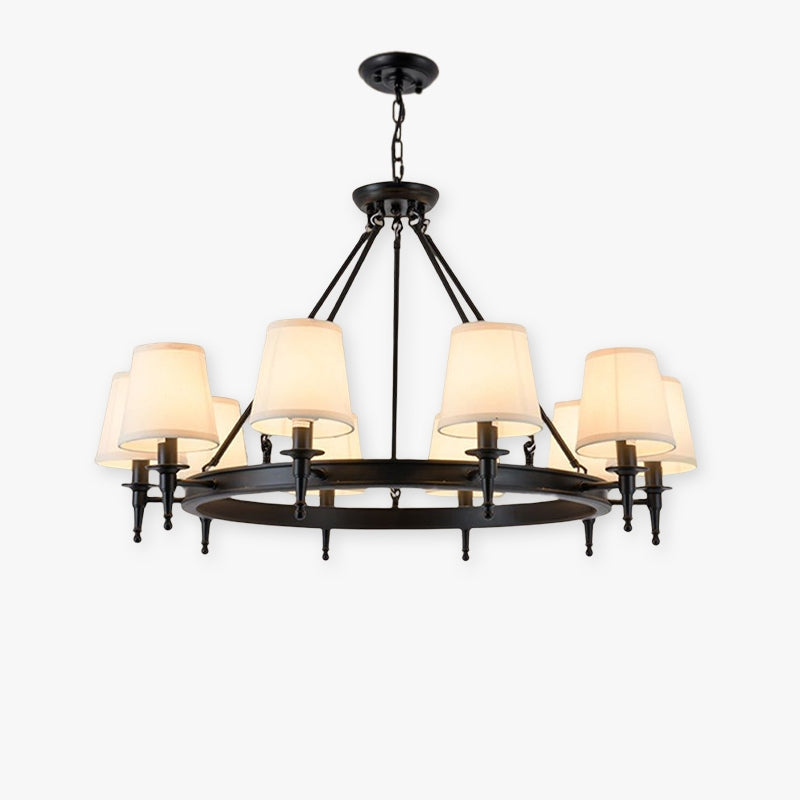Freyza | Lustre noir et cuivre – Salle à manger et salon vintage