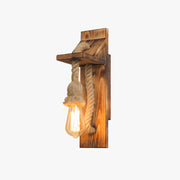 Freyza | Applique murale intérieure en bois – Chambre et salon vintage