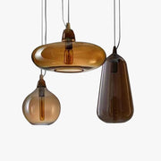 Freyza | Suspension en verre ambré June – Cuisine, salle à manger