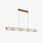 Freyza | Gold Crystal Pendant Light – Kitchen Dining Room