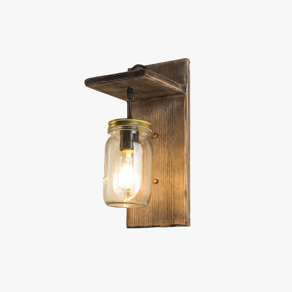 Freyza | Applique murale intérieure en bois – Chambre et salon vintage