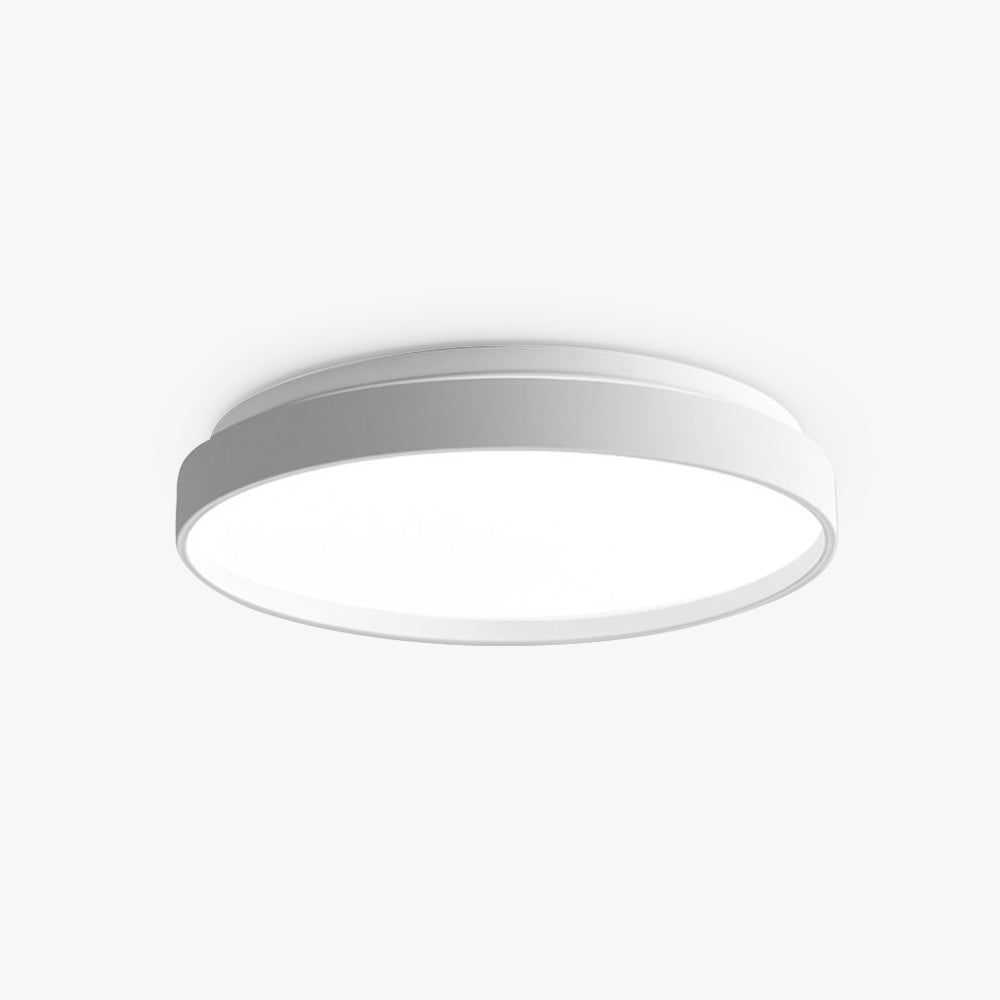 Freyza | Plafonnier affleurant doré et blanc – Minimaliste pour chambre, couloir et cuisine