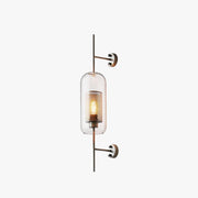 Freyza | Kiri Industrial Classy Glass Indoor Wall Light – Industrial Bedroom Living Room