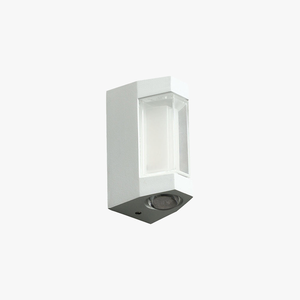 Freyza | Marve Nordic Down Black White Outdoor Wall Light – Nordic Garden Porch Exterior