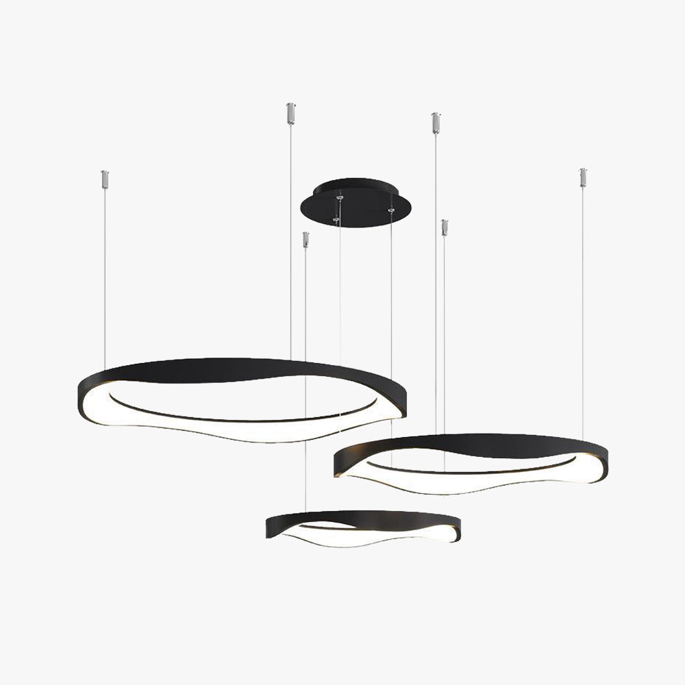 Freyza | Suspension noire et blanche – Cuisine moderne et salle à manger