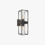 Freyza | Applique murale extérieure noire – Éclairage moderne pour jardin, porche et extérieur