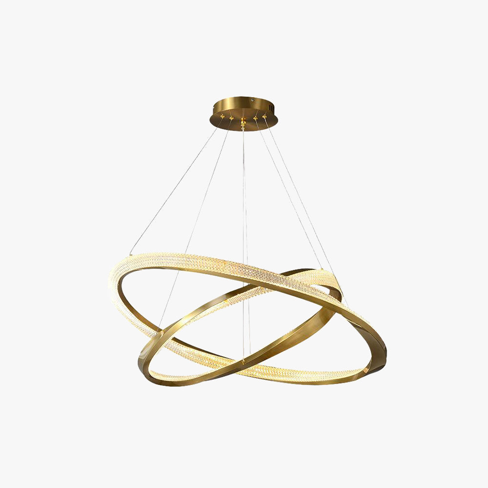 Freyza | Suspension dorée – Cuisine et salle à manger minimalistes