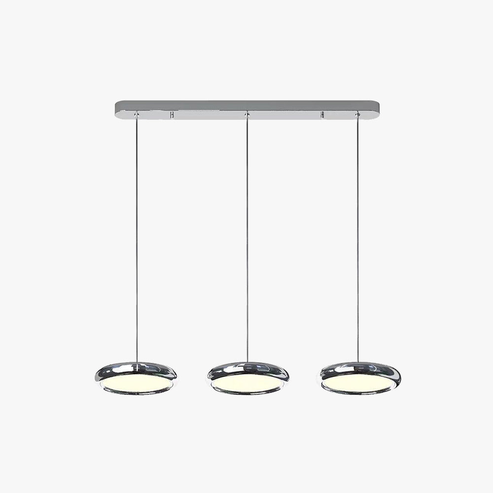 Freyza | Suspension dorée et argentée – Cuisine et salle à manger minimalistes