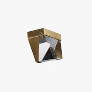 Freyza | Laxor Waterproof Diamond Black Gold Outdoor Wall Light – Garden Porch Exterior