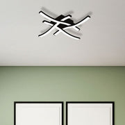 Freyza - Cabezas Black Flush LED Ceiling Light