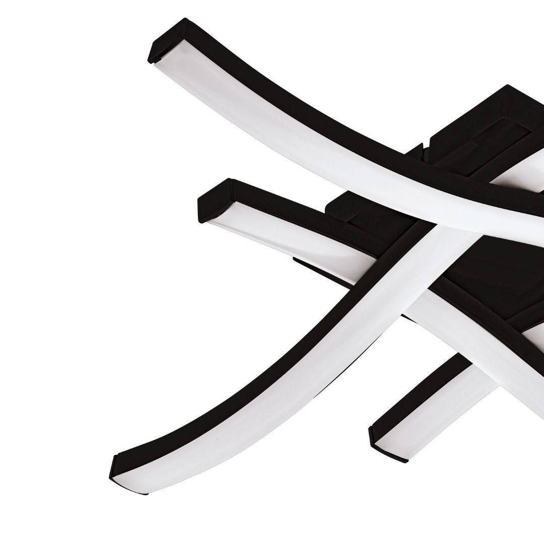 Freyza - Cabezas Black Flush LED Ceiling Light