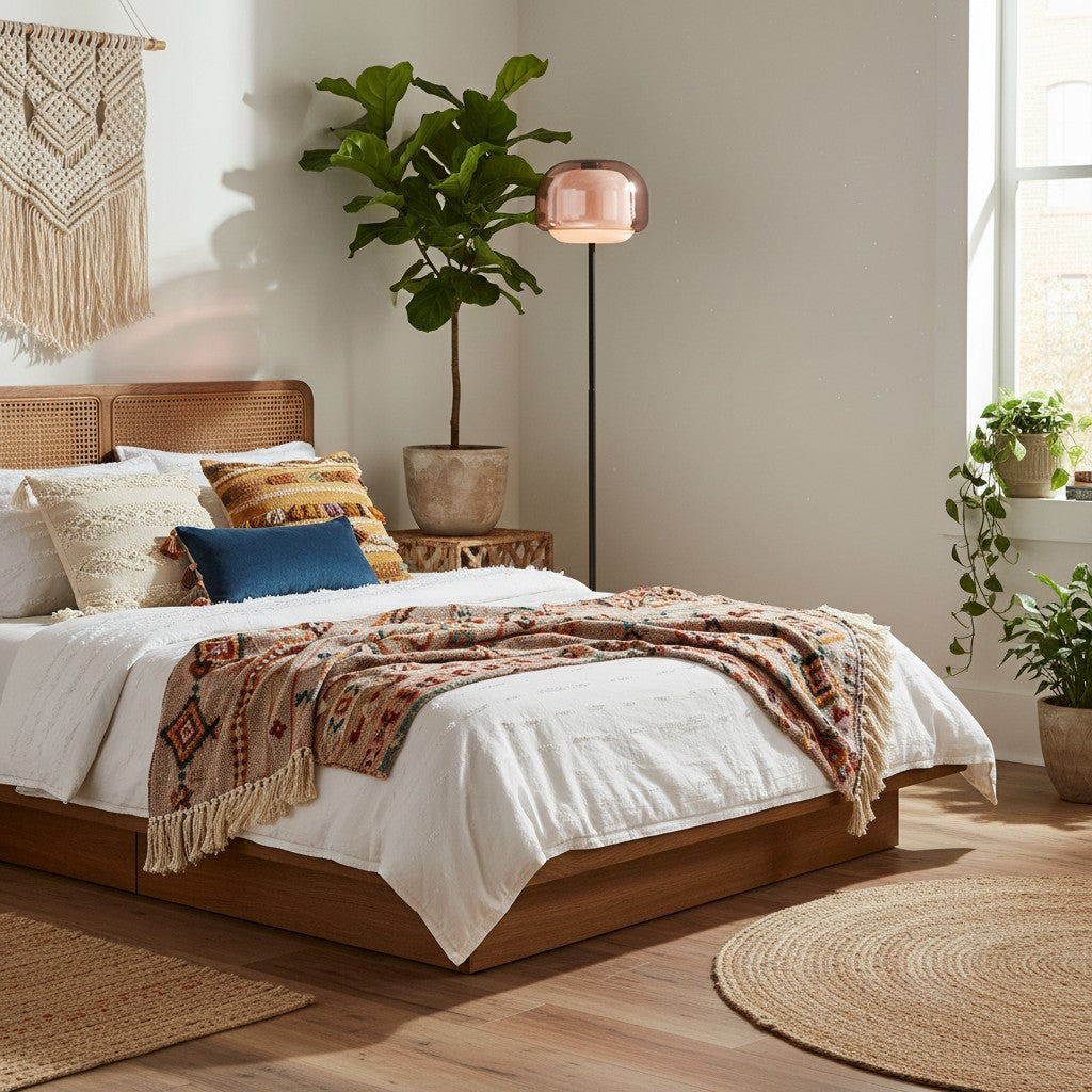 Freyza | Glass Floor Lamp – Modern Living Room Bedroom