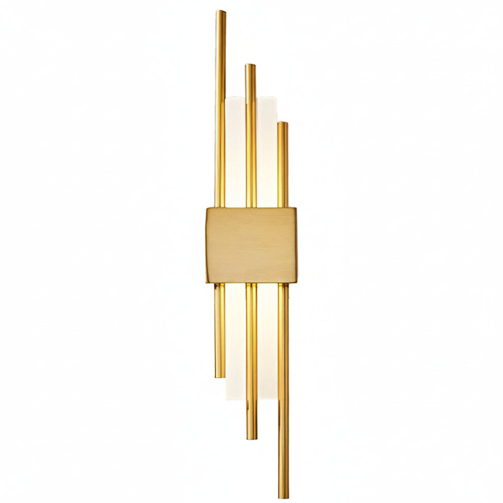 Freyza - Postmoderne Kupfer-Wandleuchte - Auf-/Abwärts LED Kunstdekor-Leuchte - 2-flammig/4-flammig - 3000K