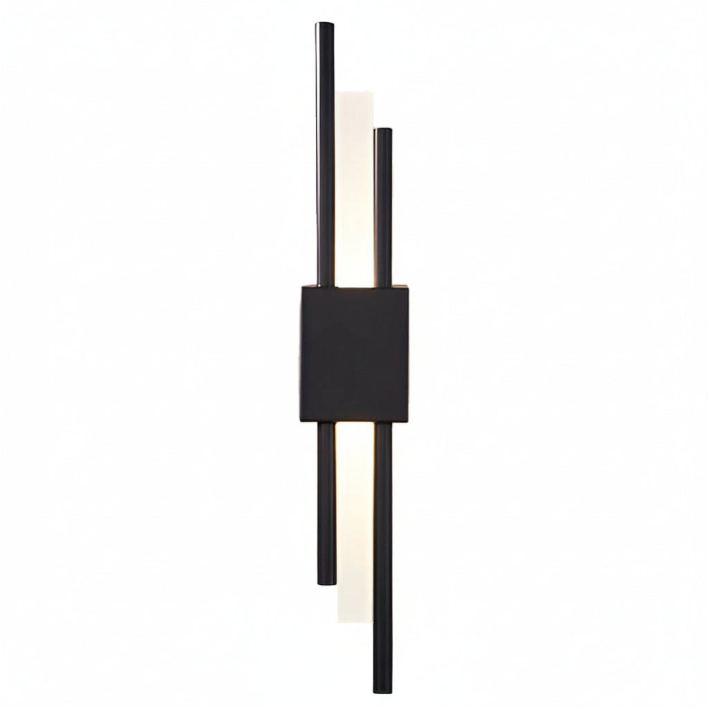 Freyza - Postmoderne Kupfer-Wandleuchte - Auf-/Abwärts LED Kunstdekor-Leuchte - 2-flammig/4-flammig - 3000K