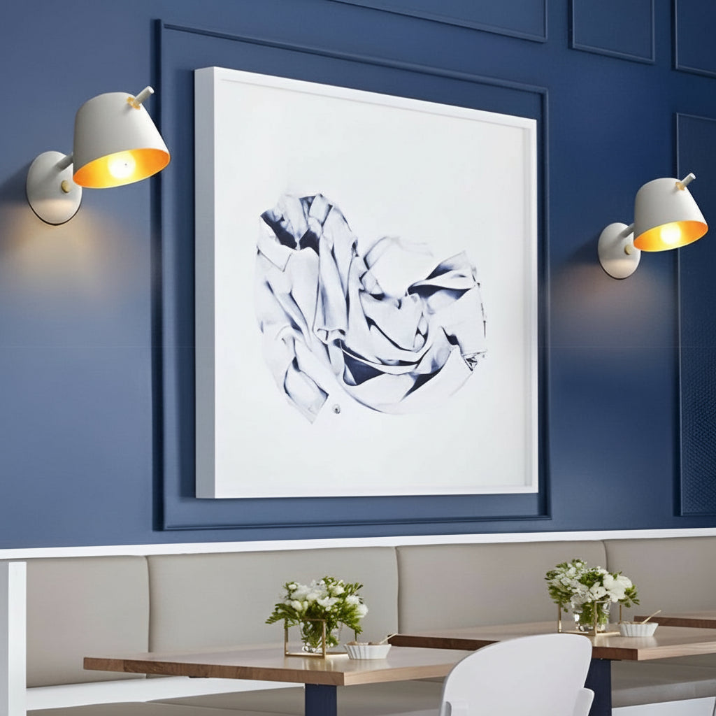 Freyza - Metal Wall Sconce – Nordic Hat Style Matte Iron E27 (15x28cm)