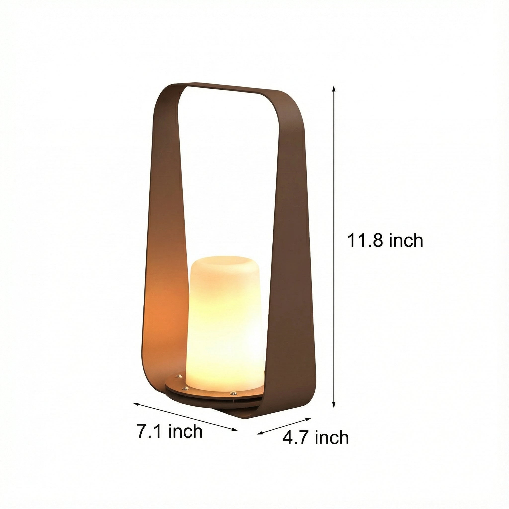 Freyza - LED Outdoor Table Lamp Rechargeable Cordless IP65 Waterproof Touch Dimming 6000mAh 30cm / 12in