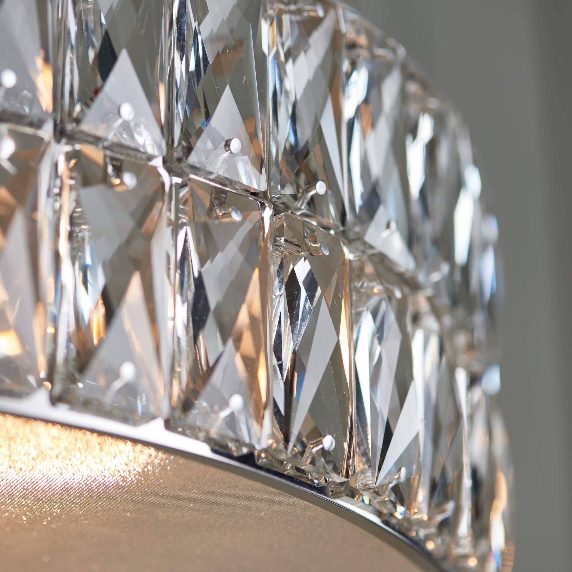 Luminara | Elegant Polished Chrome Crystal LED Pendant Light 5