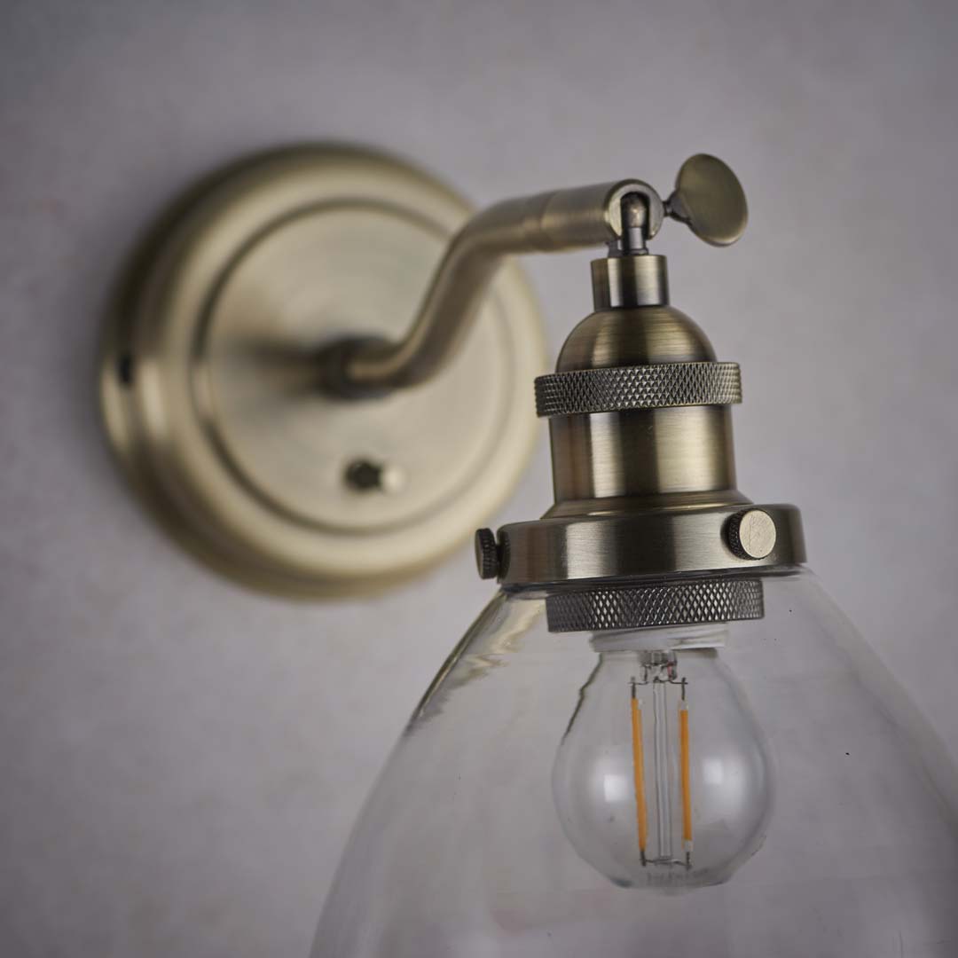 Freyza - Hansen Wall Light Antique Brass