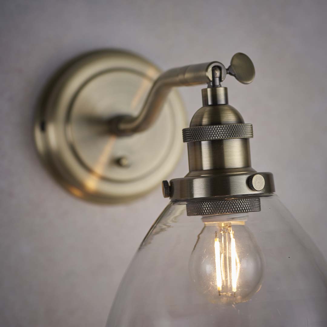 Freyza - Hansen Wall Light Antique Brass