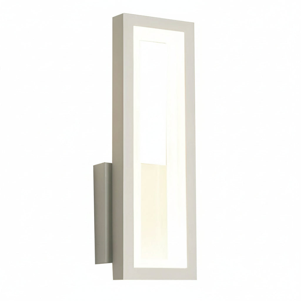 Freyza - Modern Linear LED Wall Sconce – Minimalist Iron & Acrylic Rectangular Wall Light
