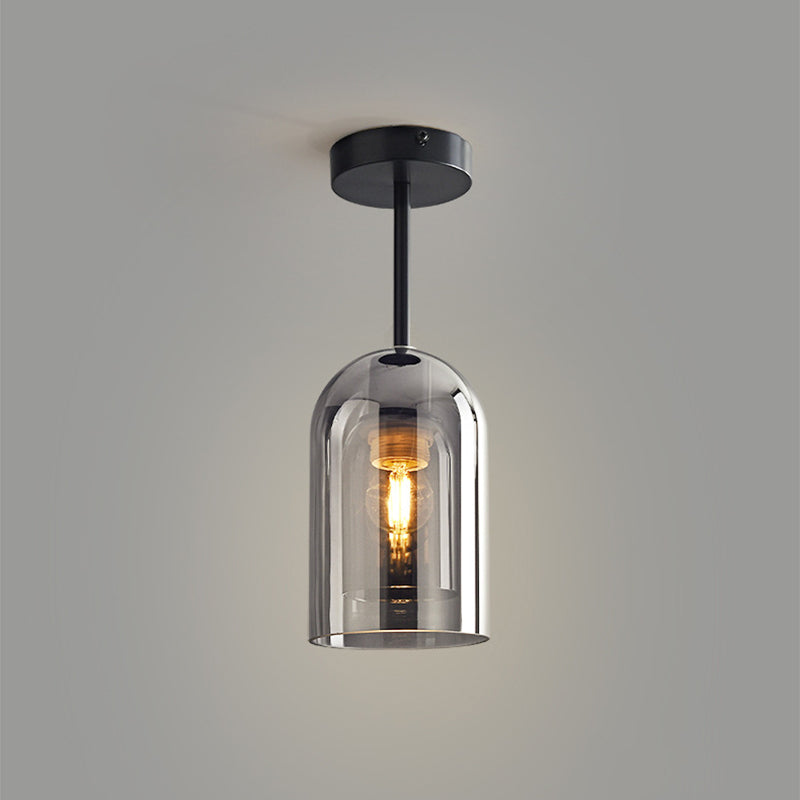 Freyza | Plafonnier affleurant en verre – Moderne pour chambre, couloir et cuisine