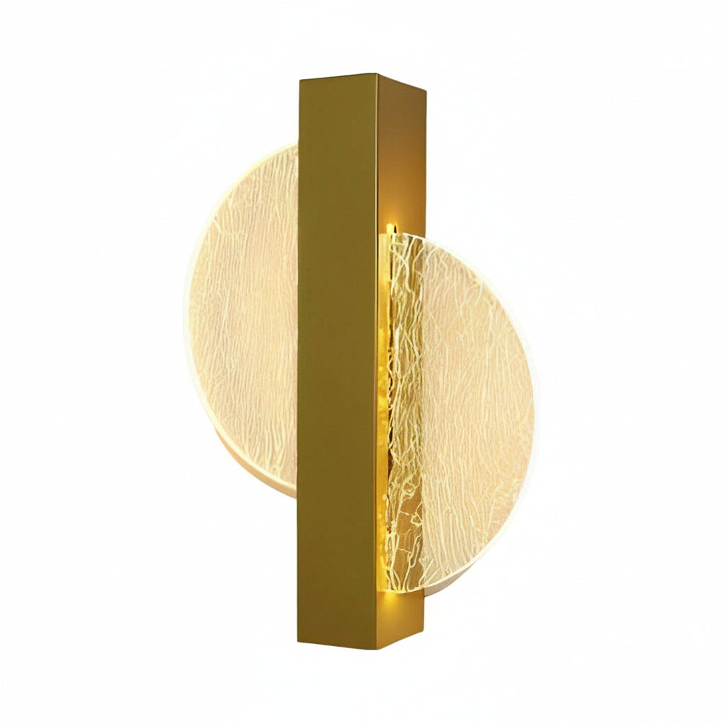 Freyza - LED Wall Sconce Light – Modern Nordic Geometric Acrylic Bedside (25x20cm / 9.8x7.9in)
