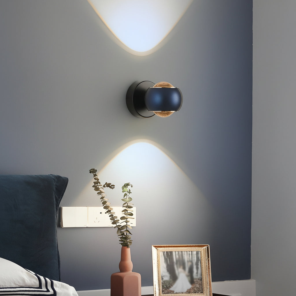 Freyza - LED Wall Washer Sconce | Round Up Down Aluminum 7W 10cm / 4in Modern Art Gallery Light